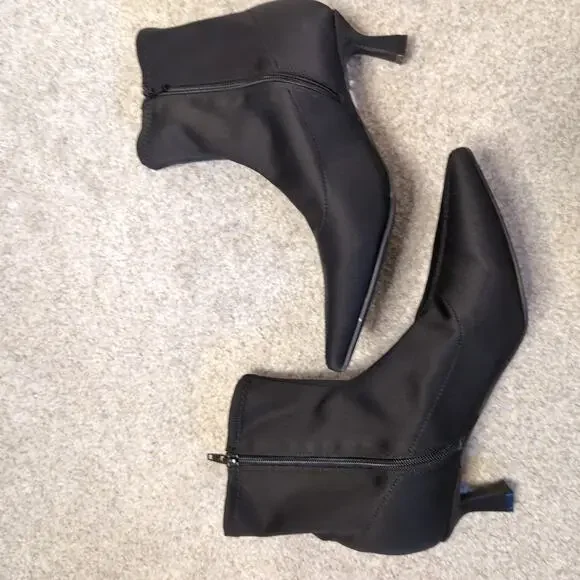 Black Sock Goth Boots - Picture 3 of 5